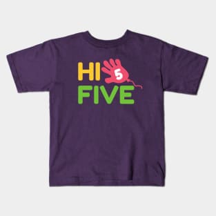 Hi Five with Baloon Kids T-Shirt